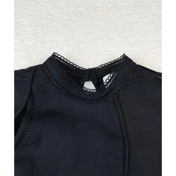 3.1 PHILLIP LIM • Black Cutout Long Sleeve Blouse, 0 - Picture 4 of 16